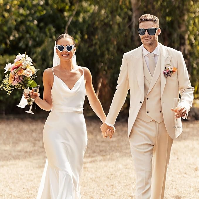 Just Married Decorations Sunglasses for Just Married Wedding Party Decorations