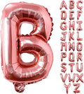 Lovoir 40 Inch Large Rose Gold Letter B Balloons Big Size Jumbo Mylar Foil Helium Balloon for Birthday Party Celebration Decorations Alphabet Rose Gold B
