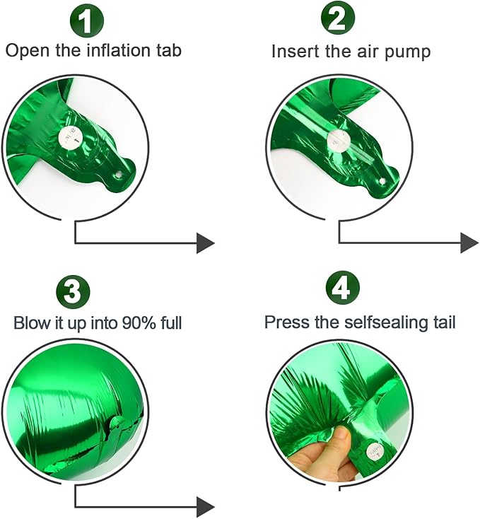 Green Number 0 Balloon 40 Inch, 0 Balloon Numberfor 10th 20th 30th 40th 50th 60th Birthday Decorations, Green Party Supplies for Men Women
