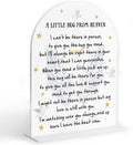 A Little Hug From Heaven, Memory Table Sign for Wedding, White Arch Acrylic Ceremony and Reception Decor, Wedding Reception and Event Party, Bridal Shower Decor, Centerpiece Table Decorations Party-24