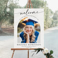 Graduation Party Welcome Sign, Photo Graduation Poster, Greenery Grad Poster, Grad Party Decorations, Senior 2025 2026, Class of 2025 Welcome Board,Custom Grad Celebration Sign, Graduates, Canvas 9