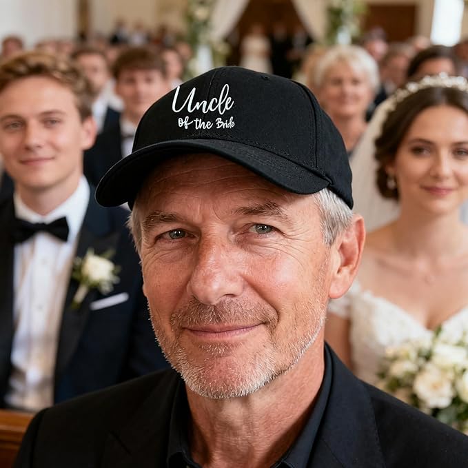 Adjustable Embroidered Hat for Bridal Shower Wedding Engagement Anniversary Honeymoon Newlyweds Couples Gifts