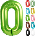 Light Green Number 0 Balloon 40 Inch, 0 Balloon Numberfor 10th 20th 30th 40th 50th 60th Birthday Decorations, Light Green Party Supplies for Men Women