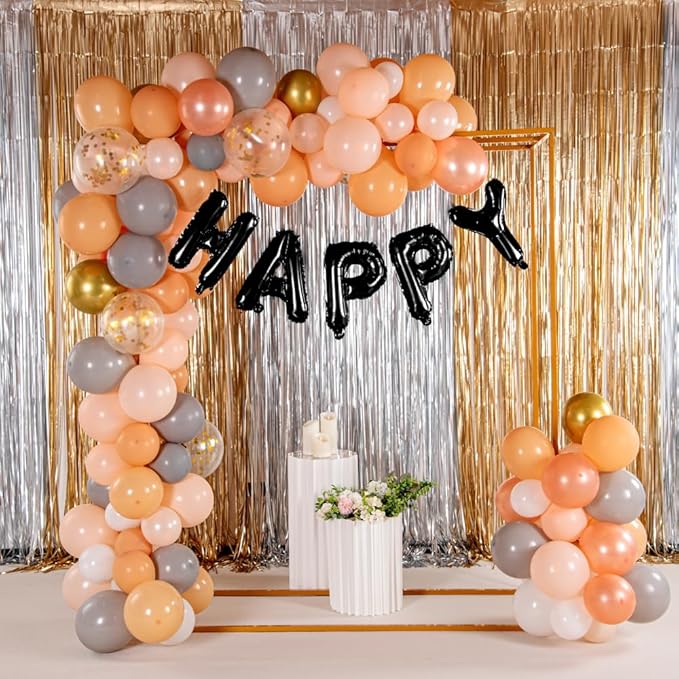 Restaurantware Balloonify 16 Inch Letter Balloon 1 Alphabet Party Balloon - Letter H Self-Sealing Black Foil Mylar Balloon Hanging Film Decoration For Birthday Wedding Or Graduation
