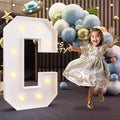 imprsv Marquee Light Up Letters, 3FT Marquee Letters for Birthday Baby Shower Wedding Decorations Light Up Letters for Engagement Party Decor, Large Marquee Letters for Party Decorations, Letter C