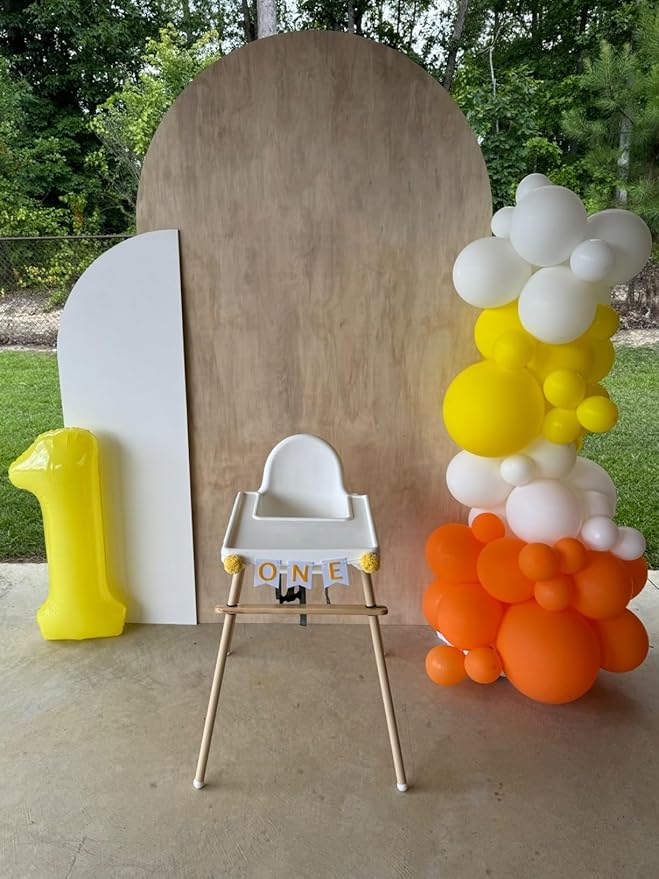 Balloon Numbers 40 Inch 5 Ballon for 5th Birthday Decorations, 15 25 35 50 Big Yellow Number Balloons for Wedding Photo Shoot Party Decor