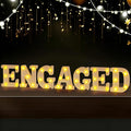 Engagement Party Decorations Wedding Decorations, 7Pcs Engagements Party Decor Engaged Decoration, Proposal Decor for Outdoor Engagement Decoration
