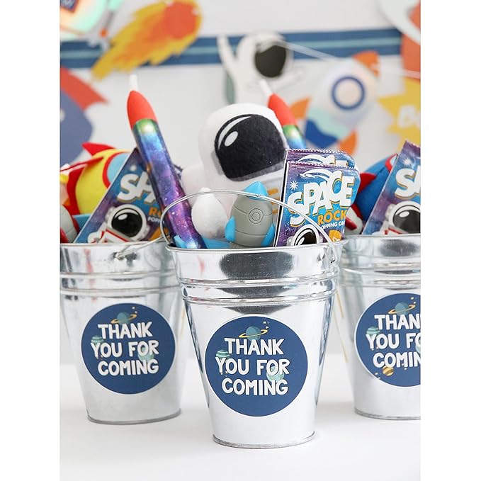 Fun Express Pop Rocks Space Rock Candy Bulk 36 Pack - Popping Candy Individually Wrapped for Party Favors, Pinata Candy & Goodie Bags | Blue Candy Mini Packs for Kids Birthday