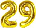 Foil 40 Inch Big Gold 29 92 Balloon Number, Giant Happy 29 92 Birthday Party Supplies, Large 29 92 Balloons Anniversary Party Engagement Decorations