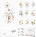 Blank Cards and Envelopes, 40 Pack Blank Note Cards 4x6 in Elegant Floral Greeting Card with Sealing Stickers, Note Card Stationary Set for Birthday, Wedding, Easter All Occasions (10 Designs)