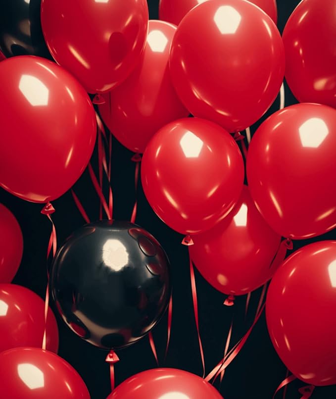 600 Pack Red Balloons 12 Inch Red Latex Balloons - Various Party Balloons Decorations