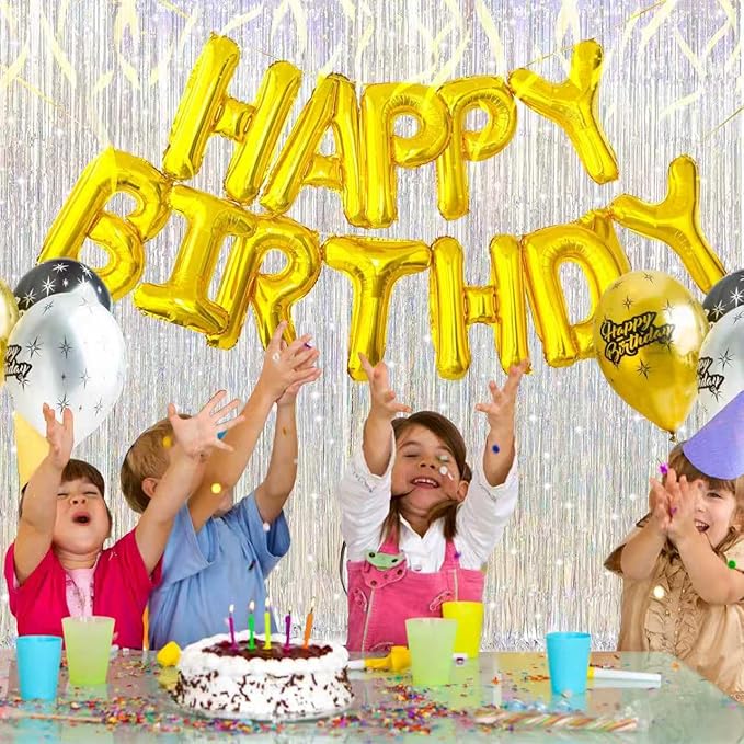 3 Pack Shiny Silver Backdrop Party Decorations Tinsel Curtain Party Backdrop Foil Fringe Birthday Decorations Photo Booth Streamer Silver Theme Bachelorette Graduation Party Decorations