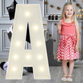 3FT Marquee Light Up Letters A, Big Marquee Letter for Graduation Baby Shower Birthday Engagement Wedding Marry Me Party Decoration Backdrop