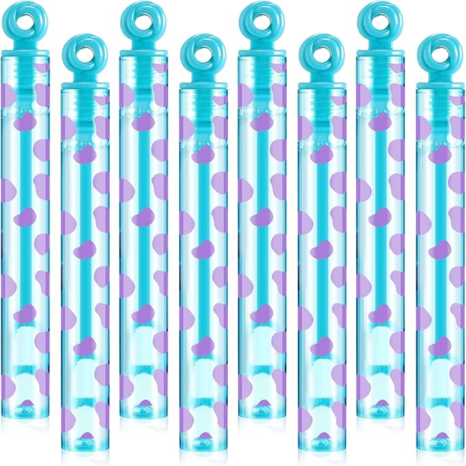 32 Pcs Monster Themed Bubble Wands Cartoon Bubbles Party Favors for Adult Summer Activity Birthday Party Goodie Bag Stuffers Gifts Wedding Supplies