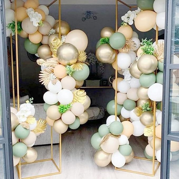 Ivory White Balloons 60pcs 5inch Small Cream Balloon for Balloon Garland Arch 5'' Round Mini Neutral Light Nude Latex Balloon for Kids Birthday Party Decoration DIY Baby Shower Wedding Annversary