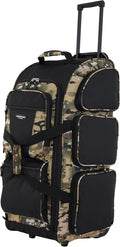 Travelers Club Xpedition 30 Inch Multi-Pocket Upright Rolling Duffel Bag