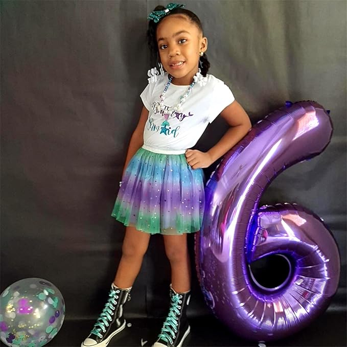 Purple Number 50 Balloons, 3pc, 40 Inch, Women, 50th Birthday, Anniversary Party Decorations