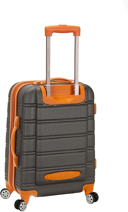 Rockland Melbourne Hardside Expandable Spinner Wheel Luggage, Carry-On 20", Charcoal