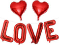 Red Valentine Day Decorations Red Love Balloons Valentines Heart Balloons for Valentines Day Galentines Day Wedding Party Decorations