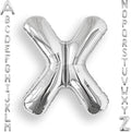 AULE 40 Inch Big Letter Balloon Silver X Large Foil Helium Alphabet Balloons A-Z for Birthday Anniversary Graduation New Year Party Decoration Supplies