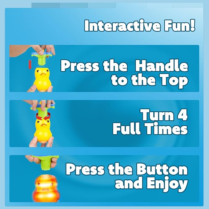 IPIDIPI TOYS Spineez Animal Light Up Spinning Tops – 8 Cute LED Spinners Toys, Easter Basket Stuffers for Kids, Birthday Party Favors, Goodie Bag Stuffers, School Prizes for Boys & Girls