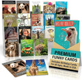 Leanin' Tree Wildly Funny - Made In USA - 20 Assorted Cards with Envelopes All Occasion, Birthday Cards Funny Enough to Make You Laugh, Includes Birthday, Encouragement, Friendship, Thank You and More