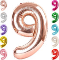 40 Inch Rose Gold Numbers 9 Balloon, Balloons Decorations for 9 19 90 Birthday Party, Engagement, Wedding, Graduations, Photo Shoot Supplies