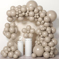 Double Stuffed Nude Balloons Tan Brown Balloon Garland Arch Kit Apricot Latex Balloons Different Sizes 18 12 10 5inch Neutral Balloon for Teddy Bear Birthday Decoration Boho Wedding Supply