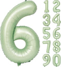 40" Olive green Number Balloons Helium Foil Mylar Balloon Birthday Party banquet Decoration Digital 6