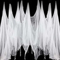 Niurui Halloween White Creepy Cloth 315 x 79 Inch Spooky Gauze Clothes Halloween Scary Decoration for Haunted Houses Party Supplies Indoor Outdoor