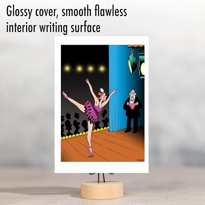 NobleWorks - 1 Awesome Birthday Greeting Card - Cartoon Art, Happy Funny Bday Note - Missing Panties C9598BDG