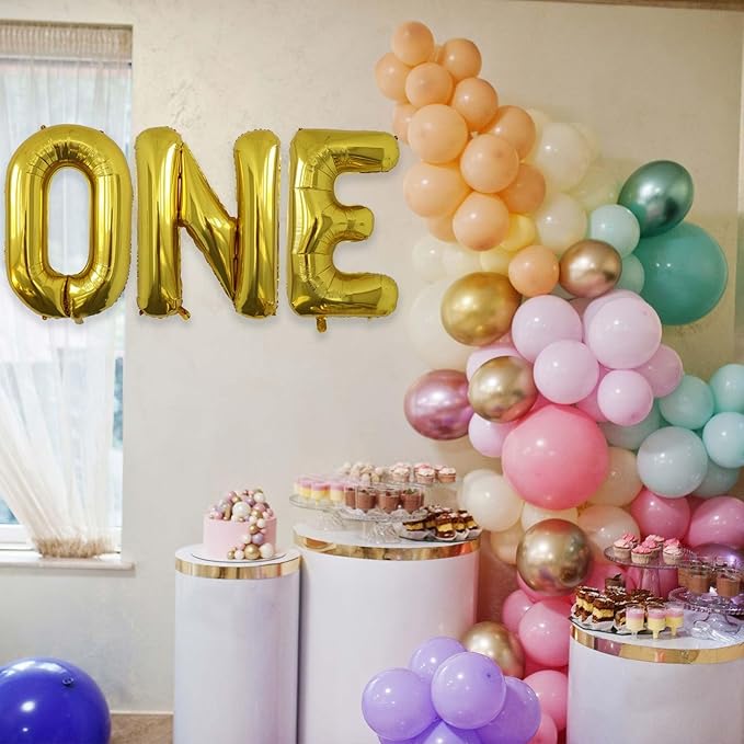 40 Inch Large Gold Letter C Balloons, A to Z Helium Balloons, Foil Mylar Big Balloons for Birthday Party Anniversary Supplies Decorations