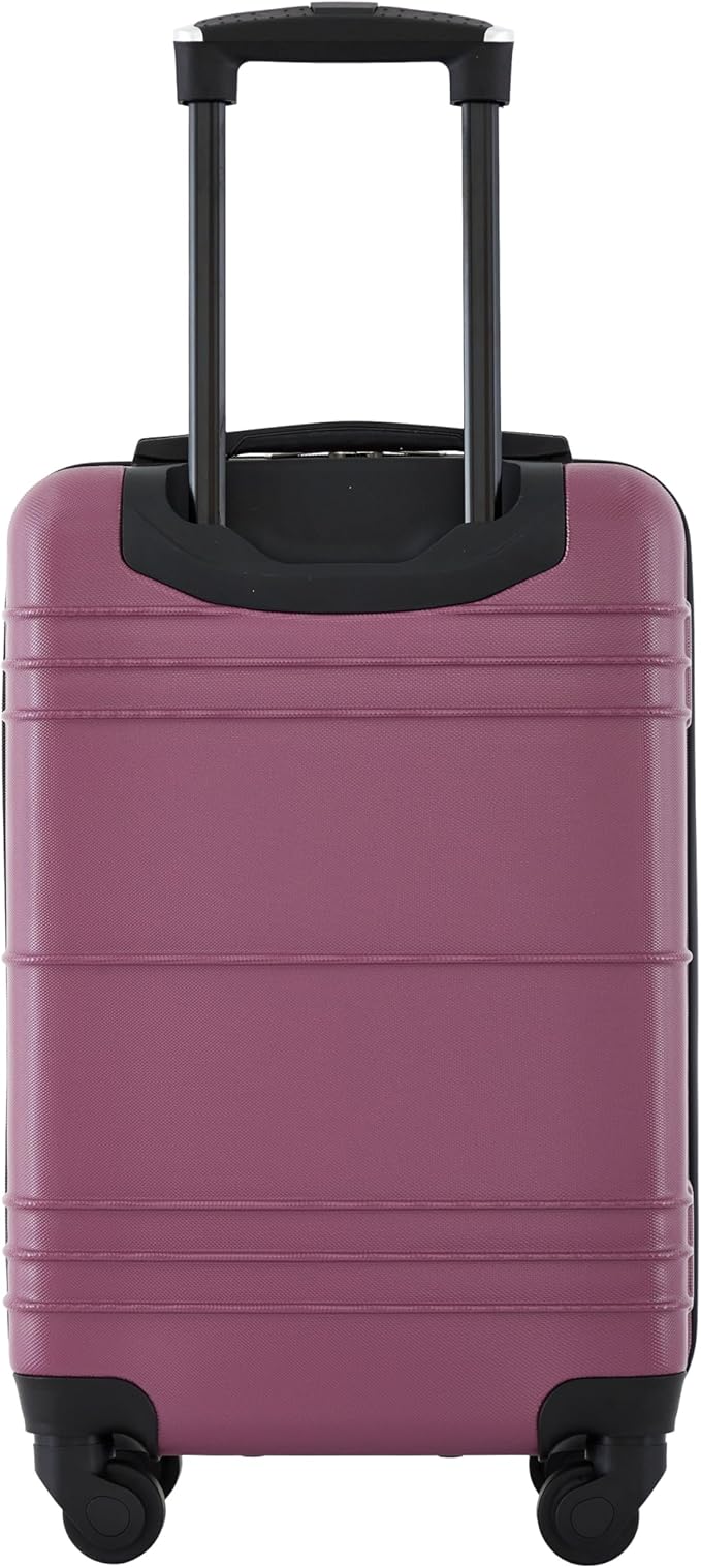 Travelers Club 22" Richmond Spinner Carry-On Luggage, Damson