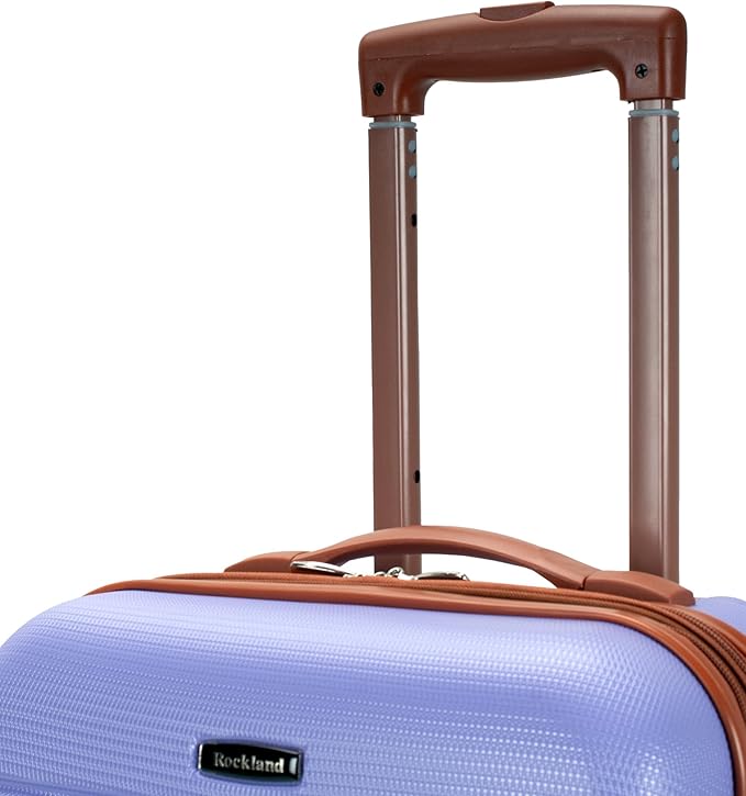 Rockland Melbourne Hardside Expandable Spinner Wheel Luggage, Carry-On 20", Lavender