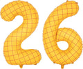 40-Inch Large Number Balloon Toy Inspired Story Matte Yellow Birthday Balloon Western Rodeo Party Supplies Boy Girl Story Anniversary Kids Birthday Party Cowboy Farm Themed Baby Welcome Decorations