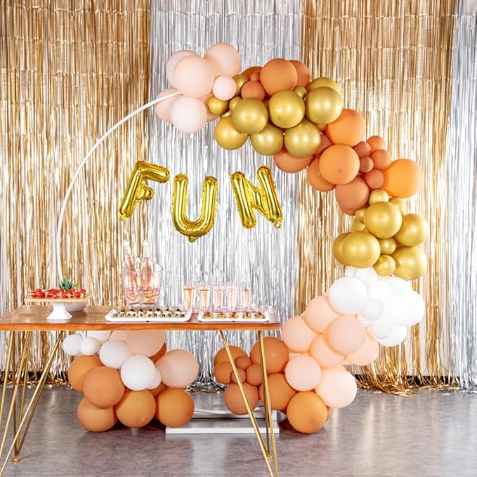Restaurantware-Balloonify 16 Inch Letter Balloon, 1 Alphabet Party Balloon - Letter N, Self-Sealing, Gold Foil Mylar Finish, Hanging Loop, Decoration For Birthday, Wedding, Or Graduation
