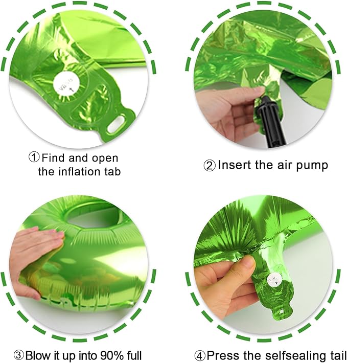 Light Green Number 7 Birthday Balloon 40 Inch, Digital Balloons for 7 17 27 70 77 Party Celebration Decorations Supplies,Light Green Mylar Foil Numbers Balloon for Seven Wedding Anniversary