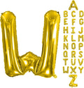 Letter Balloons 40Inch Large Giant big Foil Mylar Gold Balloons W for Birthday Party Decorations