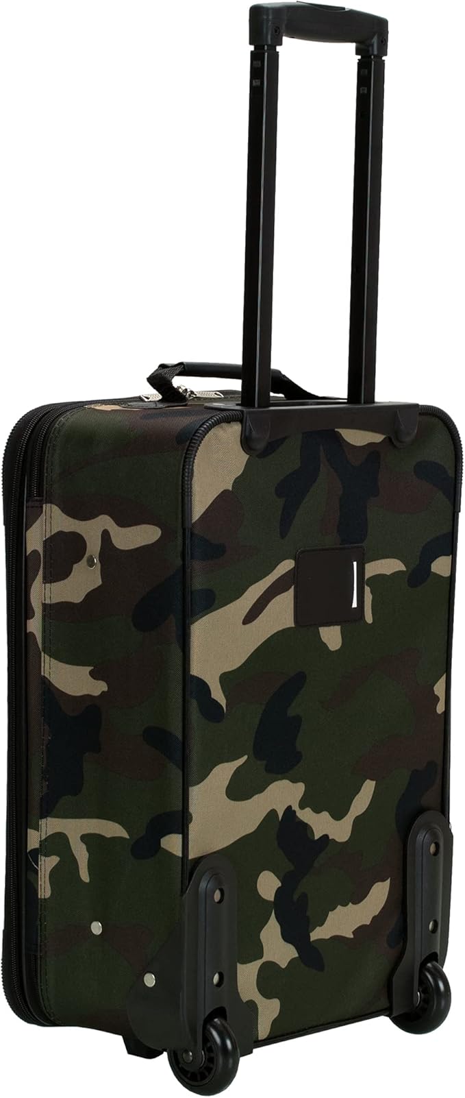 Rockland Fashion Softside 4 Piece Luggage Set, Expandable, (14" Tote/19"/24"/28"), Camo