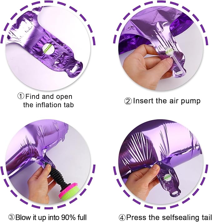 Purple Number 17 Balloon 40 Inch Birthday Decorations, Number 17 Balloon Birthday Party Decorations, Anniversary Decorations Graduations Party Supplies