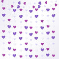 10 Pack 130ft Purple Lavender White Holographic Heart Party Garland Asymmetrical Love Hanging Banners for Birthday Wedding Baby Bridal Shower Engagement Bachelorette Graduation Decorations