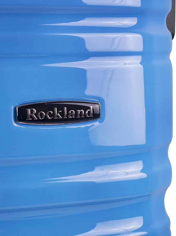 Rockland Melbourne Hardside Expandable Spinner Wheel Luggage, Carry-On 20", Two Tone Blue