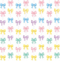 8 PCS Pastel Bow Classroom Decorations Bow Hanging Garland Banners Pastel Ribbon Streamer Paper Cutouts for Back to School Birthday Bridal Engagement Bachelorette Wedding Party Decor