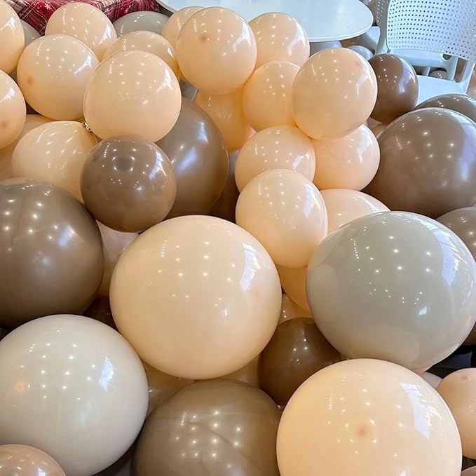 105pcs Pastel Orange Balloons 12inch Party Latex Balloons for Boys Girls Birthday Baby Shower Gender Reveal Wedding Sunflower Party Decorations