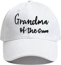 Adjustable Embroidered Hat for Bridal Shower Wedding Engagement Anniversary Honeymoon Newlyweds Couples Gifts