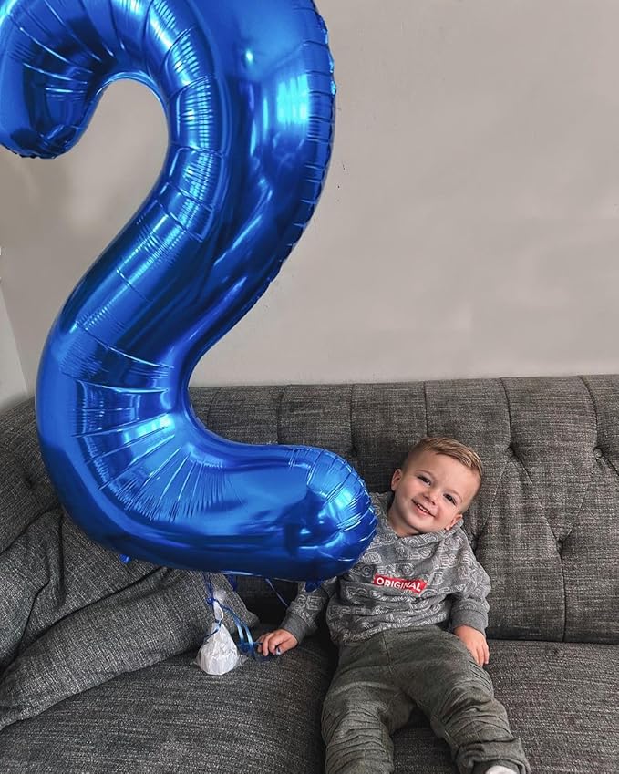 Navy Blue Number 27 Balloon 40 inch, 27 Number Balloons, 27th Navy Blue Birthday Decorations, 27 Year Old Women Men Blue Party Supplies
