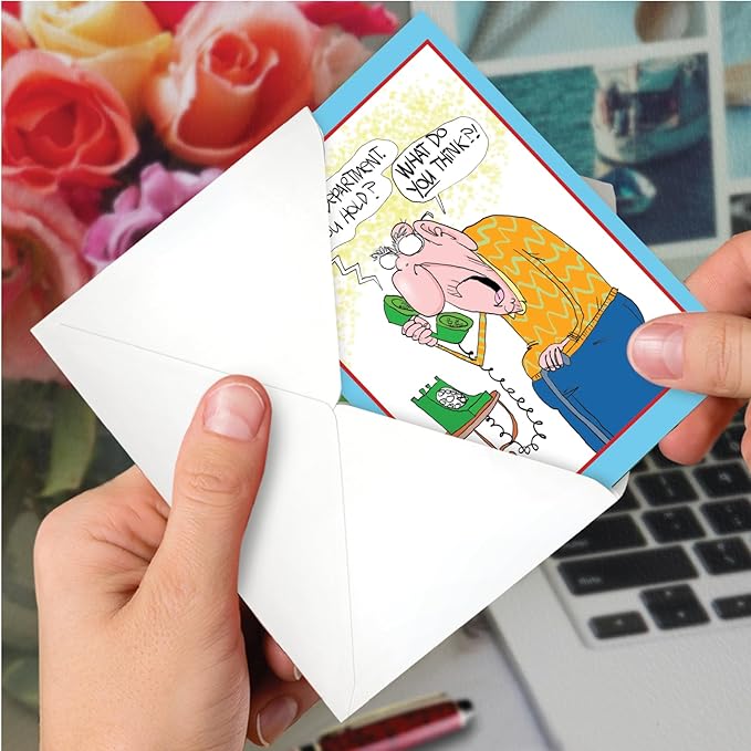 NobleWorks Funny Birthday Greeting Card with 5 x 7 Inch Envelope (1 Card) Bday Urology Department C7262BDG-UA