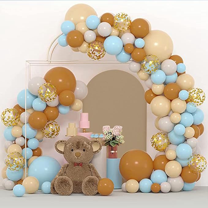 Arch Covers,Arch Backdrop Stand Fitted Cover for Wedding Birthday Party Ceremony Banquet Decoration(7.2FT&6.6FT&6FT,Khaki,Cover Only)