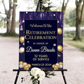 Personalized Retirement Yard Sign, Personalized Lawn Decoration for Happy Retirement Celebration, Outdoor Welcome Board for Party Entrance, Event Decor for Coworker Farewell Party, 12x18 Inch #12