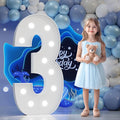 Marquee Number 3rd-Birthday Decorations: 4FT Large Light up Numbers 3 Big Sign for Boy Girl Third Birthday Sweet One Year Old Party Decor Anniversary Graduation Wedding Engagement Mosaic Balloon